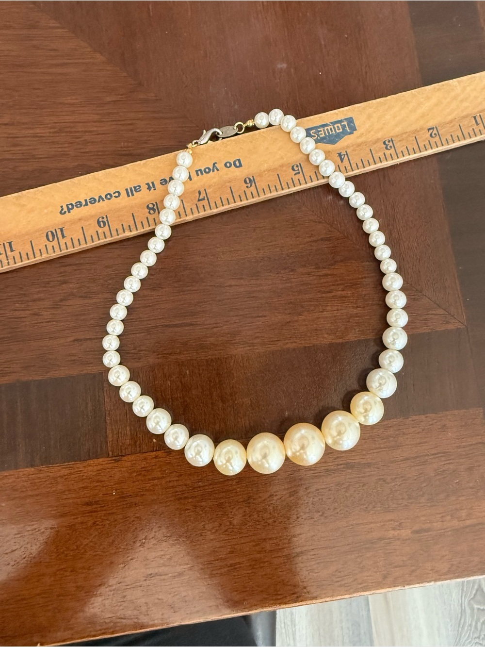 Vintage 14kTG Beaded Necklace